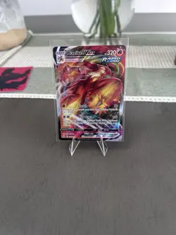 Pokemon TCG Blaziken VMAX Sword & Shield Chilling Reign Card 021/198 Holo NM - Image 1