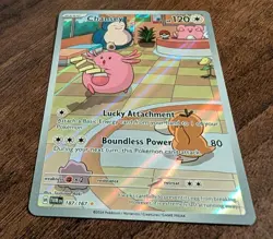 Chansey 187/167 Twilight Masquerade Illustration Rare Pokemon Card Near Mint - Image 4