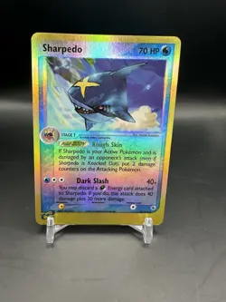 Sharpedo 22/109 Ruby and Sapphire Reverse Holo 2003 Pokemon Card LP - Image 1