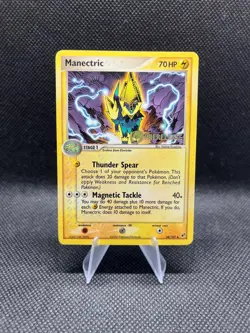 Manectric 38/107 Nintendo Promo Stamped Prerelease EX Deoxys Pokemon Card 2005 - Image 1