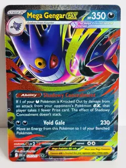 Mega Gengar ex 125/217 Ascended Heroes Pokemon Card TCG - Image 1