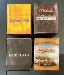 Magic the gathering x4 Bundle VACIO EMPTY Dragon's maze Core Mirrodin MTG - Image 1