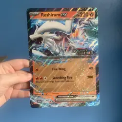 Pokemon TCG Reshiram EX Jumbo Card 30/159 S&V Journey Together (Stamped) - Image 1