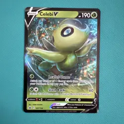 Pokemon TCG Celebi v Chilling Reign Holo Ultra Rare Card 007/198 - Image 1