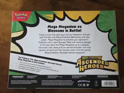 Pokemon TCG Mega Evolutions Ascended Heroes - Mega Meganium Ex Box - Brand New - Image 2
