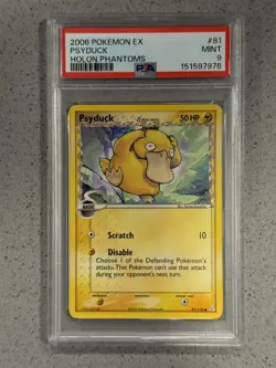 2006 POKEMON EX HOLON PHANTOMS #81 PSYDUCK PSA 9 New Cert! - Image 1