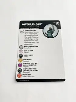 Winter Soldier # 016 2019 HeroClix (Card Only) - Image 1