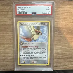 Pokemon 2005 Pidgeot Pop Series 2 #2 PSA MINT 9 - Image 1