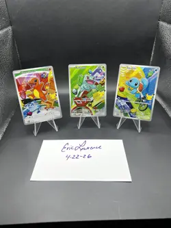 Pokemon TCG First Partner Illustration Collection Series 1 Kanto GEN 1 Starters - Image 1