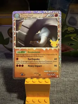 Donphan Prime 107/123 Celebrations 25th Anniversary Pokemon Card - Image 1