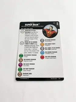 Super-Man # 016 2019 HeroClix (Card Only) - Image 1