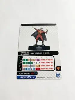 Super-Man # 016 2019 HeroClix (Card Only) - Image 2