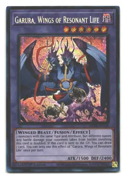 Garura, Wings of Resonant Life (MP23-EN148, Secret Rare) - Image 1