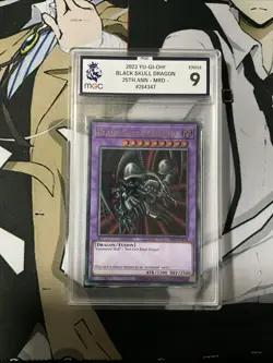 Yu-Gi-Oh Black Skull Dragon MRD-EN018 Metal Raiders MGC 9 NOT PSA BGS - Image 1