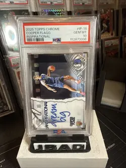 2025 TOPPS CHROME INSPIRATIONAL #IP-18 COOPER FLAGG ROOKIE RC PSA 10 - Image 3