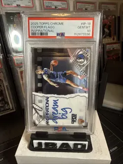 2025 TOPPS CHROME INSPIRATIONAL #IP-18 COOPER FLAGG ROOKIE RC PSA 10 - Image 5