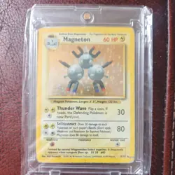 Magneton 9/130 Base Set 2 Rare Holo Pokemon Card Near Mint - Image 1