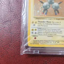 Magneton 9/130 Base Set 2 Rare Holo Pokemon Card Near Mint - Image 3