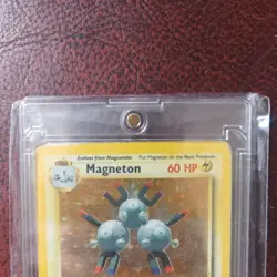 Magneton 9/130 Base Set 2 Rare Holo Pokemon Card Near Mint - Image 4