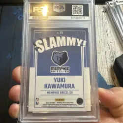 2024-25 Donruss Optic #25 Yuki Kawamura Slammy! Gold PSA 10 #/10 - Image 3