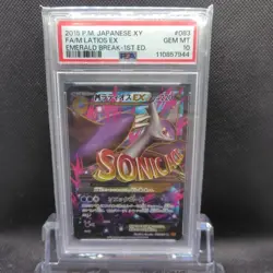 PSA10 M Latios EX 083/078 Emerald Break 1st ED 2015 Pokemon Card Nintendo Japan - Image 1