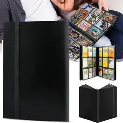 Trading Cards Binder,9 Pocket Football Binder Card Organize Album for Pokemon - Image 1