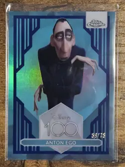 2023 Topps Chrome Disney 100 Anton #57 Ego Dark and Light Blue Refractor 58/75 - Image 1