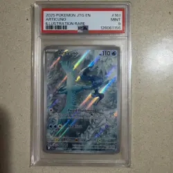 2025 POKEMON JTG EN-JOURNEY TOGETHER ILLUSTRATION RARE #161 ARTICUNO PSA 9 - Image 1