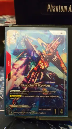 GUNDAM KYRIOS (LR+) GD04-034 PHANTOM ARIA GUNDAM CARD GAME - Image 1