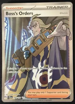 Pokemon Card - 248/193 - Boss's Orders - Paldea Evolved NM - Image 1