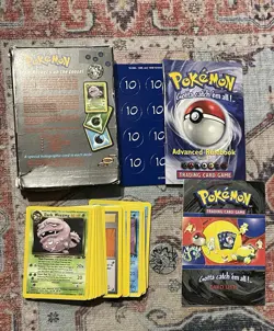 Vtg Pokemon Card Collection Lot Base Set 1st Edition Promo Binder Holos WOTC - Image 3