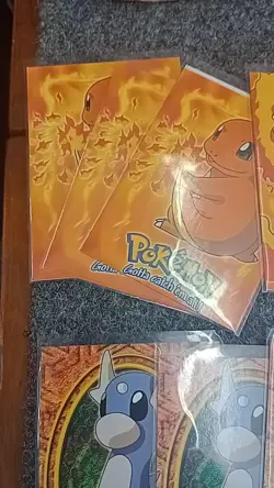 Pokemon 1999 Topps TV Animation Card Lot 16 Cards Charizard line - Image 2