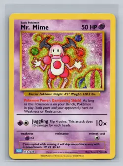 Mr. Mime Holo Classic Trading Card Game Classic 013/034 Pokemon - Image 1