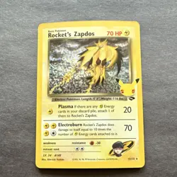 Pokemon Rocket's Zapdos 15/132 Celebrations Classic Holo Promo Card English - Image 1