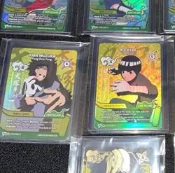 Naruto Mythos 1st Edition TCG Kiba 113/130V & Rock Lee 117/130V Promo - Image 1
