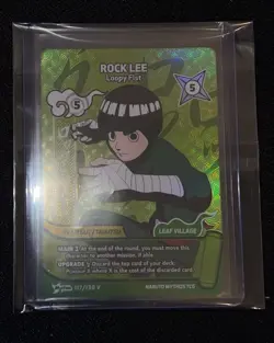 Naruto Mythos 1st Edition TCG Kiba 113/130V & Rock Lee 117/130V Promo - Image 3