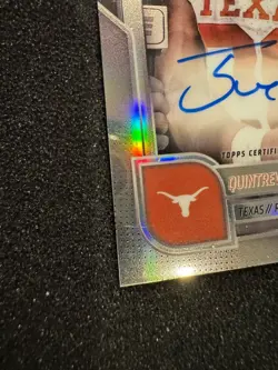 2025 Bowman U Chrome QUINTREVION WISNER 1st Image Variation Auto /25 Texas SSP - Image 3