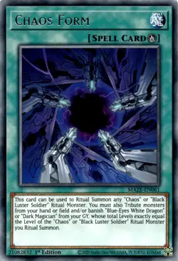 Yugioh Chaos Form MAZE-EN061 Rare 1st Edition NM - Image 1