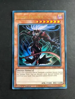 Yugioh Chaos Hunter RA02-EN007 Ultra Rare 1st Edition NM - Image 1