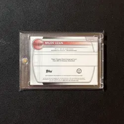 Bowman 2025-26 Basketball Milos Uzan 1st Green Auto #’ed 1 /99 - Image 2