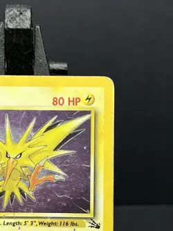 1999- Zapdos- Pokemon Card- 15/62- Fossil Set- Holo- Unlimited- Vintage - Image 4
