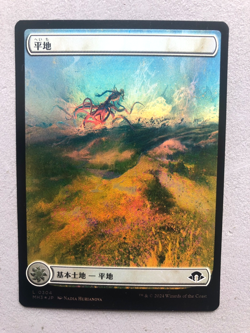Mtg Magic MH3 Modern Horizons 3 Plains Borderless JPN FOIL NM - Image 1