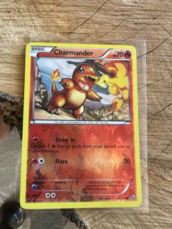 Pokemon TCG Charmander 17/113 Common Reverse Holo Legendary Treasures Card - Image 1
