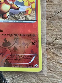 Pokemon TCG Charmander 17/113 Common Reverse Holo Legendary Treasures Card - Image 5