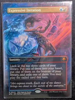 Expressive Iteration - Borderless - MTG Special Guest (MTG) - Image 1