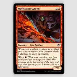 Weftstalker Ardent - EOE #169 Uncommon - NM / Mint Edge of Eternities Single - Image 1