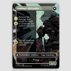 Crystal Fragments // Summon: Alexander (Foil) - FIN #357 Uncommon - NM FINAL FA - Image 2