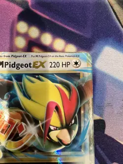 Mega M Pidgeot EX 65/108 XY Evolutions Miscut MC Pokemon Card - Image 3