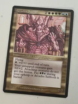 Magic the Gathering MTG Legends Arcades Sabboth NM (Beta Bob) - Image 1