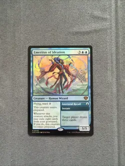 FOIL Emeritus of Ideation Ancestral Recall SOS M0045 NM MTG Magic The Gathering - Image 1
